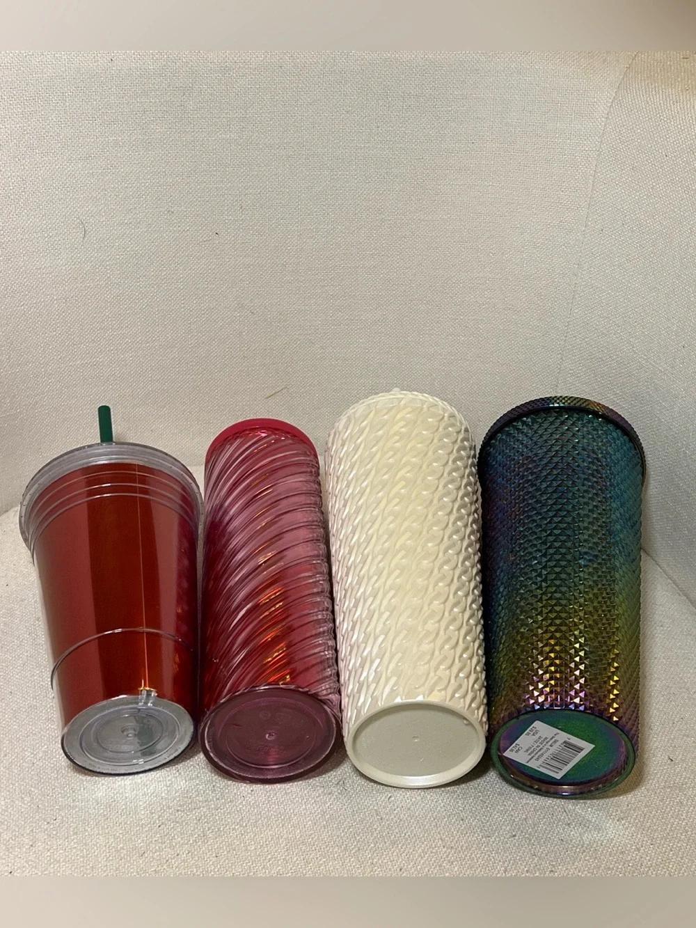 Starbucks four tumblers